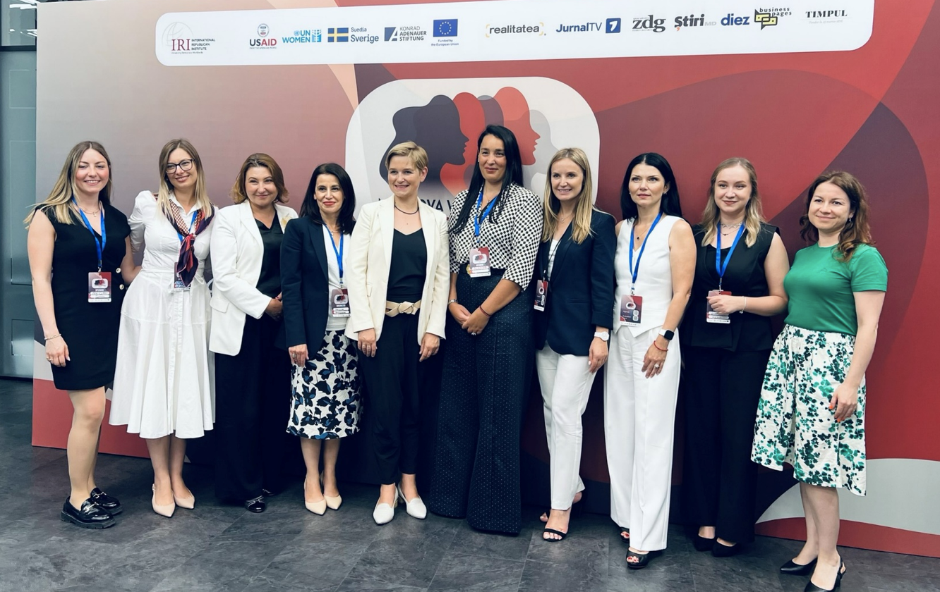Participarea Nataliei Spînu, Directorul IESPM, la Moldova Women Forum 2024